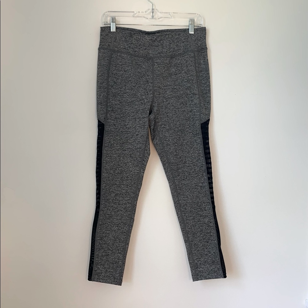 Adrienne Vittadini Sport Gray 7/8 Leggings Large